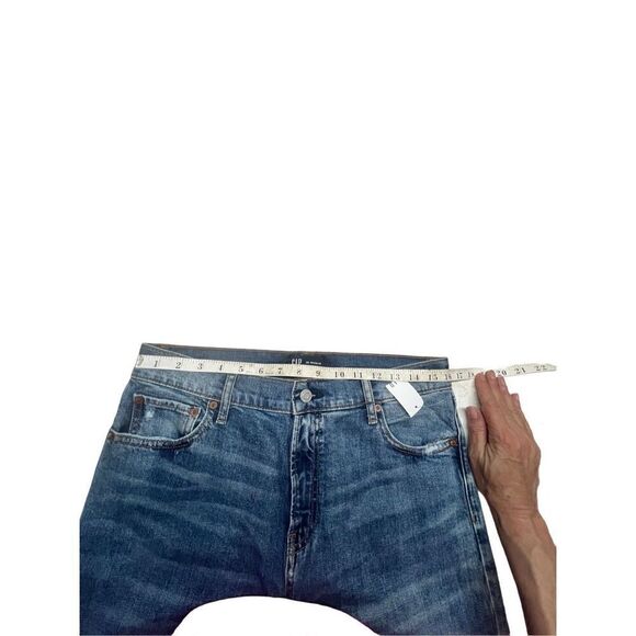 Gap Womans distressed Crop-raw hems Jeans Sz 10 NWT - Picture 5 of 8